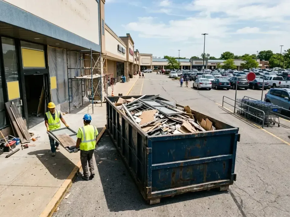retail-store-renovation-debris-003 — frequently asked questions, Roll-off Dumpster Rentals in Beach Park, IL